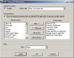 Setting preferences