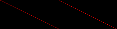 
      Вывод примера: Сравнение двух линий, одна из которых рисуется с
      включённым сглаживанием
     